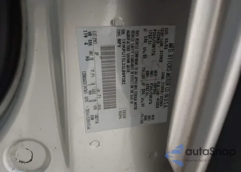 2003 Ford Expedition Xlt from USA, damaged, VIN 1FMPU15L33LB89382